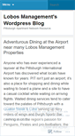 Mobile Screenshot of lobosmanagement1.wordpress.com