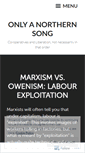 Mobile Screenshot of northernsong.wordpress.com