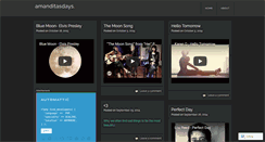 Desktop Screenshot of amanditasdays.wordpress.com