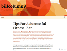 Tablet Screenshot of billcolumn9.wordpress.com