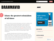 Tablet Screenshot of brahmavid.wordpress.com