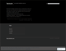 Tablet Screenshot of lasouze.wordpress.com