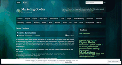 Desktop Screenshot of marketingoofies.wordpress.com