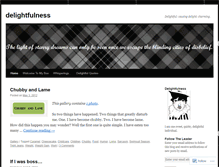 Tablet Screenshot of delightfulness.wordpress.com