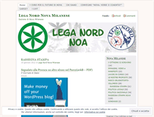 Tablet Screenshot of leganordnovabrianza.wordpress.com