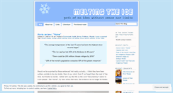 Desktop Screenshot of meltingtheice.wordpress.com