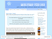 Tablet Screenshot of meltingtheice.wordpress.com