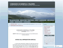 Tablet Screenshot of consorziodibonifica2palermo.wordpress.com