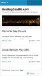 Mobile Screenshot of healingseattledotcom.wordpress.com