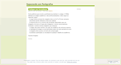 Desktop Screenshot of paragrafos.wordpress.com