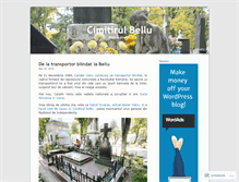 Tablet Screenshot of cimitirulbellu.wordpress.com