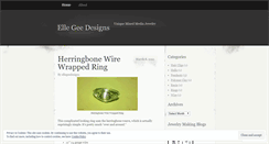 Desktop Screenshot of ellegeedesigns.wordpress.com