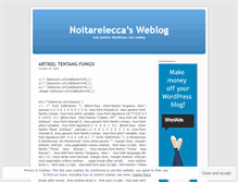 Tablet Screenshot of noitarelecca.wordpress.com