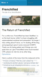 Mobile Screenshot of frenchified.wordpress.com