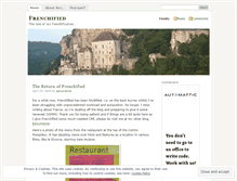 Tablet Screenshot of frenchified.wordpress.com