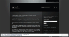 Desktop Screenshot of g4ginteractive.wordpress.com