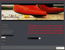 Tablet Screenshot of mujeresinicotina.wordpress.com