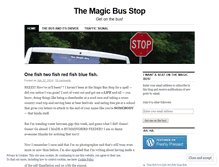 Tablet Screenshot of magicbusstop.wordpress.com