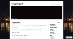 Desktop Screenshot of cincygossipgirl.wordpress.com