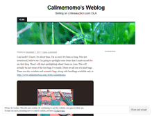 Tablet Screenshot of callmemomo.wordpress.com