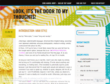 Tablet Screenshot of entrancia.wordpress.com