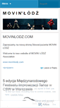 Mobile Screenshot of movinlodz.wordpress.com