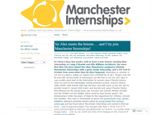 Tablet Screenshot of manchesterinternships.wordpress.com