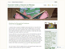 Tablet Screenshot of chanceofbooks.wordpress.com