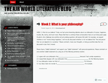 Tablet Screenshot of ajrworldliterature.wordpress.com