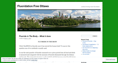 Desktop Screenshot of fluoridationfreeottawa.wordpress.com