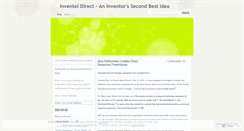 Desktop Screenshot of inventeldirect.wordpress.com