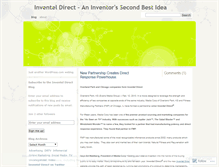 Tablet Screenshot of inventeldirect.wordpress.com