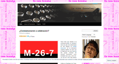 Desktop Screenshot of larosadescalza.wordpress.com