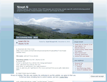 Tablet Screenshot of nizaqatali.wordpress.com