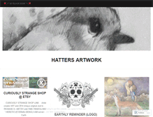 Tablet Screenshot of hattersartwork.wordpress.com