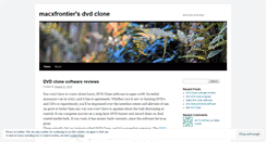 Desktop Screenshot of macxfrontier.wordpress.com