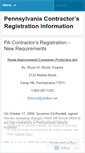 Mobile Screenshot of pacontractorslicense.wordpress.com
