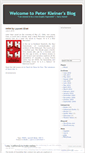Mobile Screenshot of peterkleiner.wordpress.com