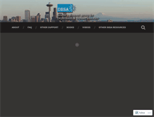 Tablet Screenshot of dbsagreaterseattle.wordpress.com
