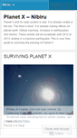 Mobile Screenshot of planetxnibiru.wordpress.com