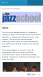 Mobile Screenshot of jazzschoolsg.wordpress.com