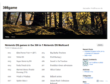 Tablet Screenshot of 366game.wordpress.com