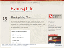 Tablet Screenshot of evans4life.wordpress.com