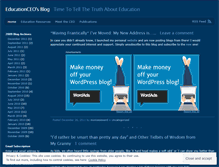 Tablet Screenshot of educationceo.wordpress.com