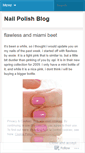 Mobile Screenshot of nailpolish12.wordpress.com