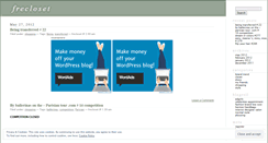 Desktop Screenshot of frecloset.wordpress.com