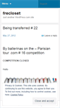 Mobile Screenshot of frecloset.wordpress.com