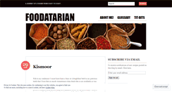 Desktop Screenshot of mefoodatarian.wordpress.com