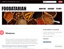 Tablet Screenshot of mefoodatarian.wordpress.com
