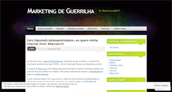 Desktop Screenshot of marketingdeguerrilha.wordpress.com